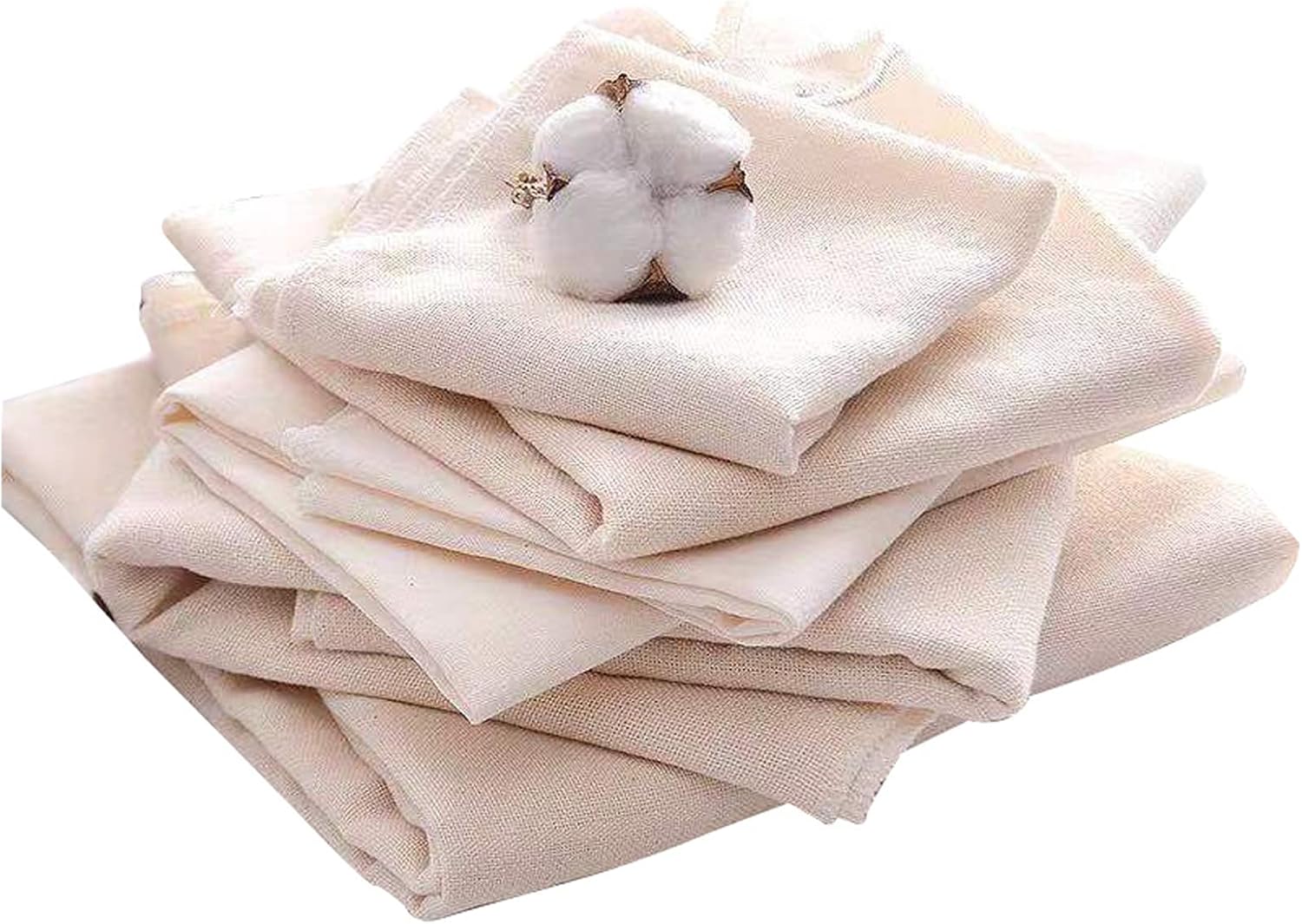 WANTOUTH 6 Pièces Etamine Alimentaire, 40 X 50cm Sac En Mousseline De Coton, Sac En Coton