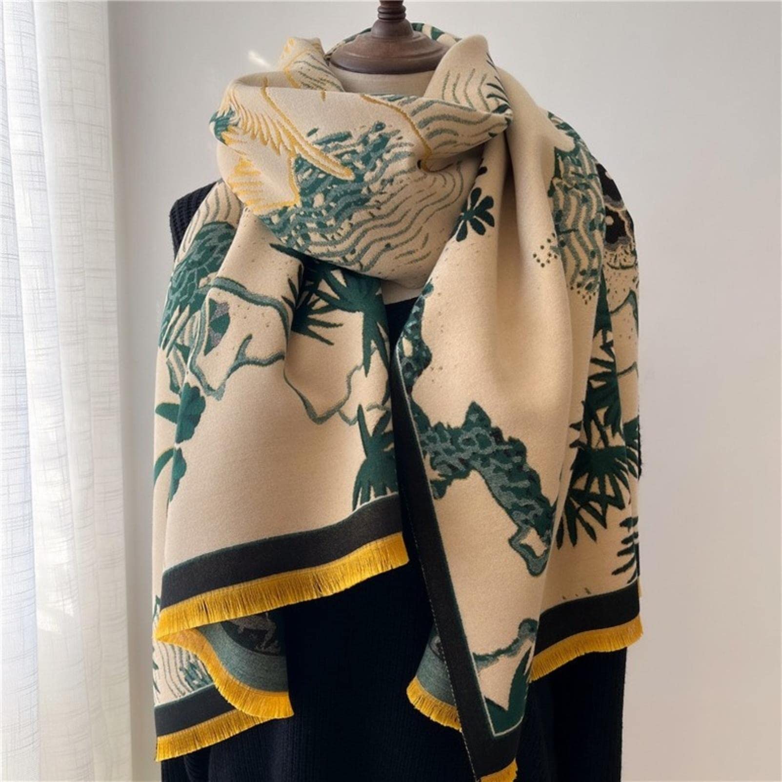 URYYRIT Sciarpa Sciarpe Calde Invernali Cashmere Donne Bandanas da Donna Scarpre Scarpre Scarpre Scarpe Scawli E Scialli per Donne