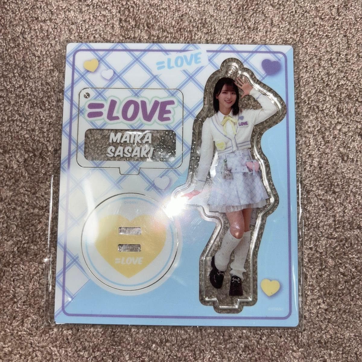 アクリルスタンドキーホルダー ＝LOVE 佐々木舞香 イコールラブ