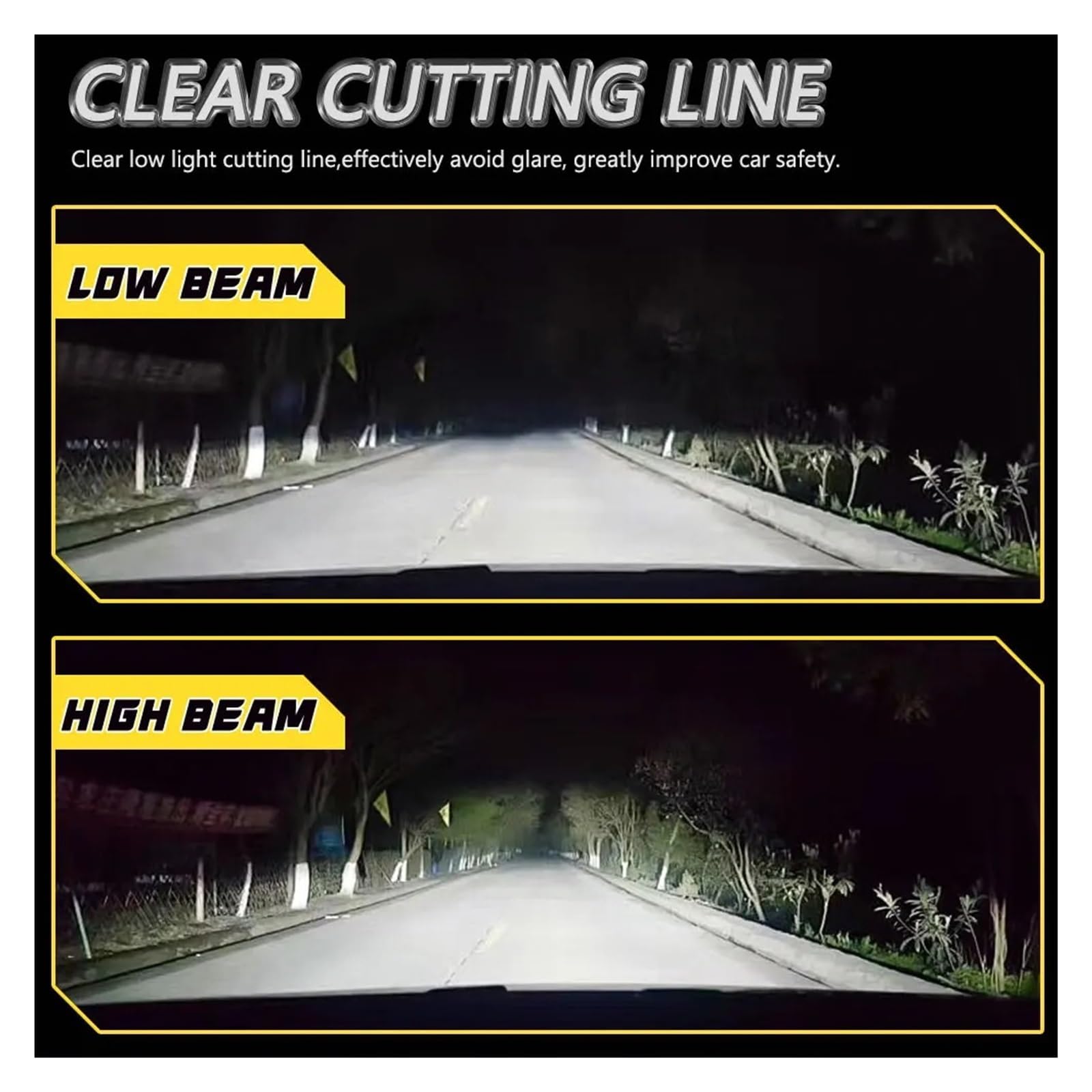 Luces LED H7 H4 H1 for lámpara de bombilla faro coche 1000000LM | +800% Focos brillantes Faro de automóvil 12V(2PCS H4)