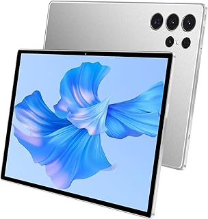 Android 12 Tablet 10.1 Inch, 4GB RAM 32GB ROM Tablets with Octa-Core Processor, IPS FHD 1280x800, 2MP + 5MP Camera, Bluetooth 5.0, Dual-Band WiFi, 8000mAh, For Portable Study,