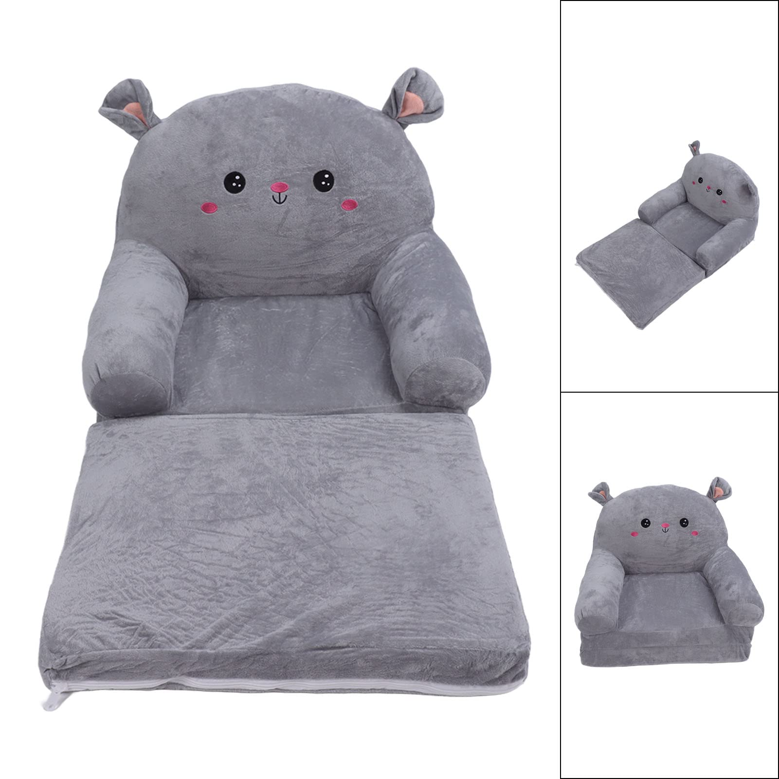 Annadue 2-Pack Kreskówkowe Składane Sofa dla Dzieci (2 poziom)