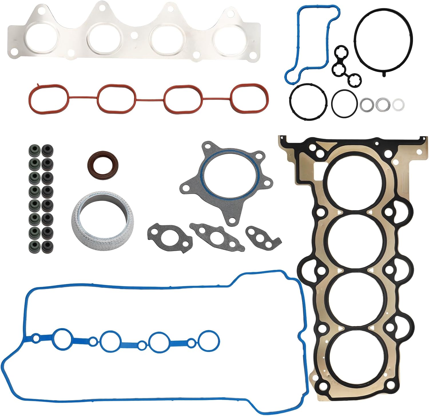 Cylinder Head Gasket Set for Hyundai Accent Veloster & Veloster 2012-2016; for Kia Rio Soul 2012 2013 2014 2015 2016 HGS195
