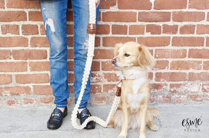 macrame dog harness