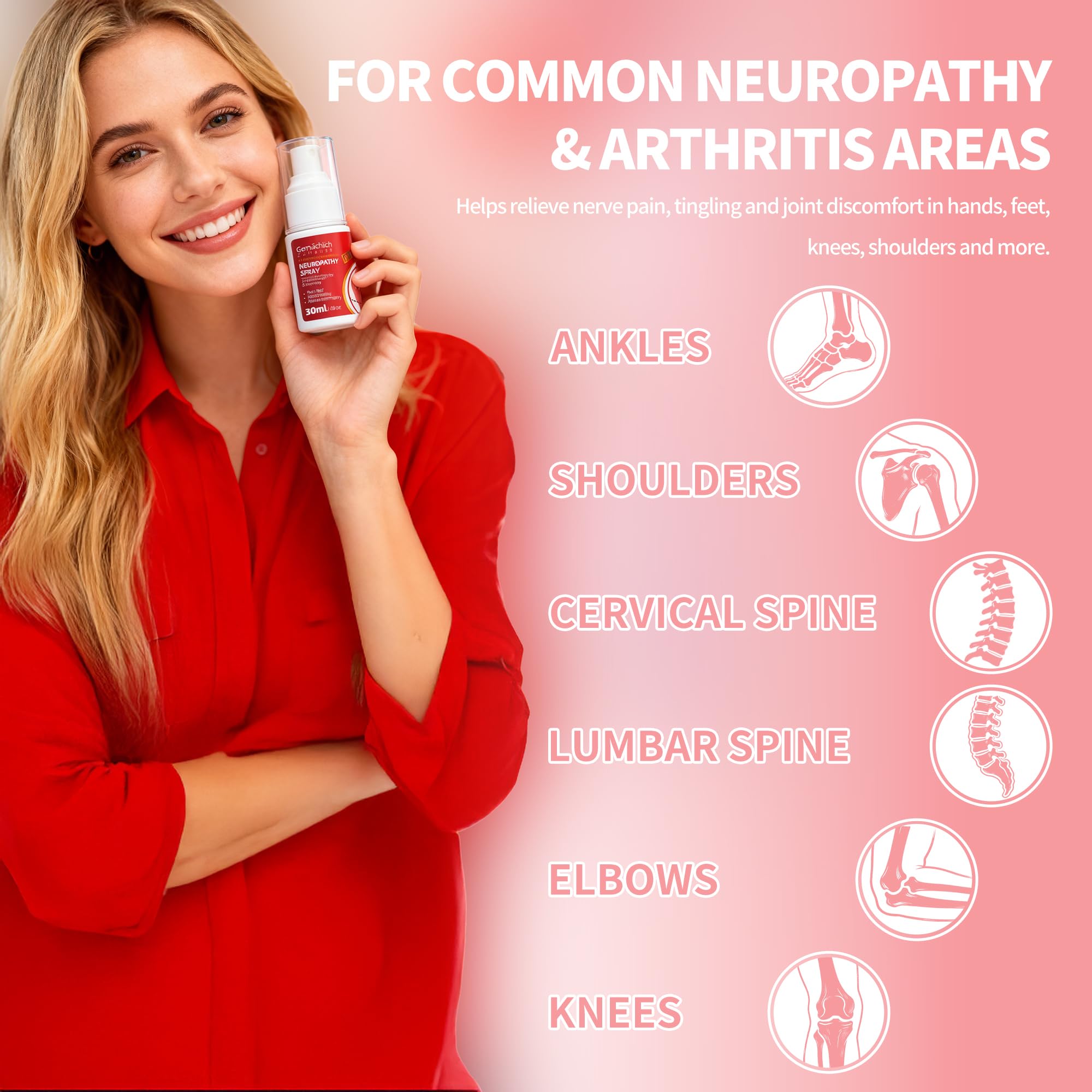 NDC Listed Knee Pain Relief Arnica Spray - Maximum Strength Arnica for Bone on Bone Sensation - Deep Warming Mist for Meniscus Stiffness Swelling and Bruises - Quick Dry for Runners 30 mL — Amazon image 5
