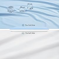 Vista 5 de AM AEROMAX Almohada de espuma viscoelástica hiperdelgada de tamaño estándar de 2.75 pulgadas para personas que duermen boca abajo y espalda, diseño