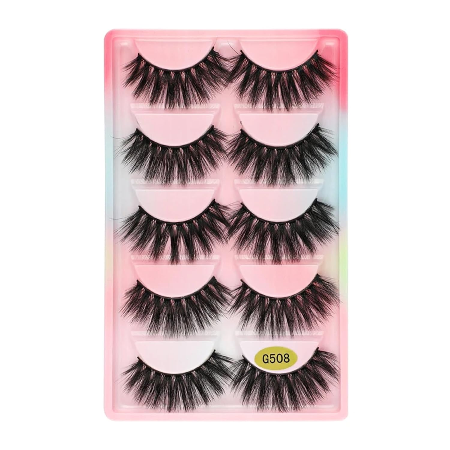 UAMOU 50 100 200 pairs Eyelashes faux mink lashes natural 3d mink eyelashes volume false lashes in bulk