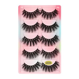UAMOU 50 100 200 pairs Eyelashes faux mink lashes natural 3d mink eyelashes volume false lashes in bulk