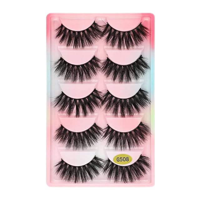 UAMOU 50 100 200 pairs Eyelashes faux mink lashes natural 3d mink eyelashes volume false lashes in bulk