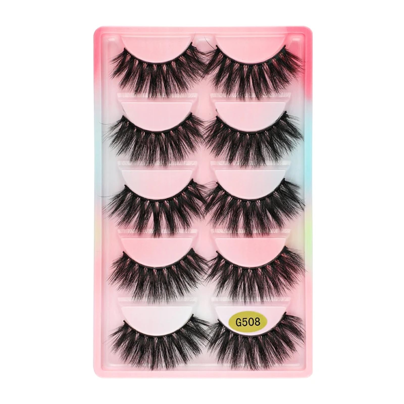 UAMOU 50 100 200 pairs Eyelashes faux mink lashes natural 3d mink eyelashes volume false lashes in bulk