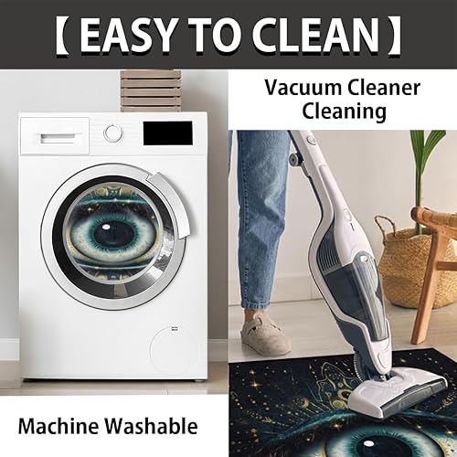 Miniatura 236 de Pardick Money - Tapete semicircular de billete de 100 dólares, antideslizante, duradero, lavable, para sala de estar, dormitorio