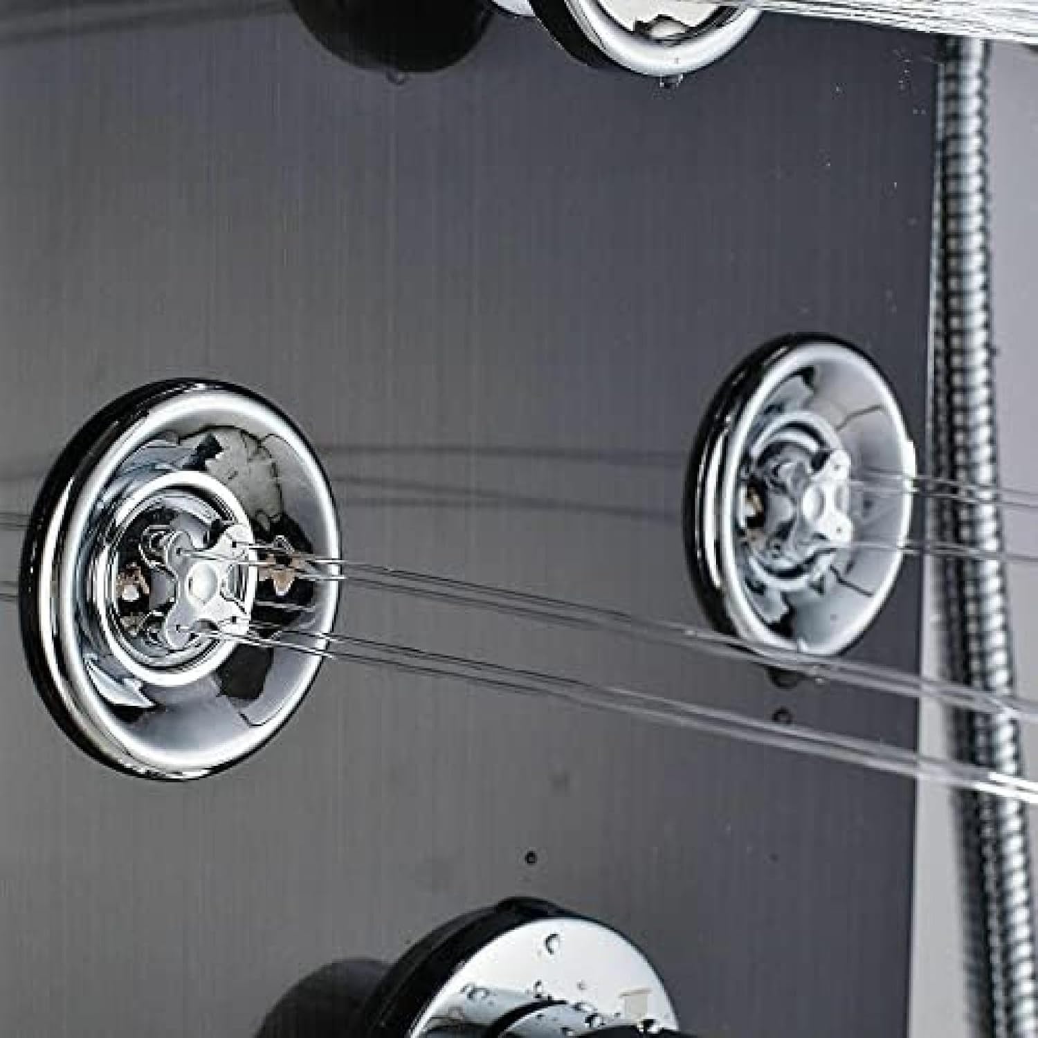 Stainless SteelShower Panel, Tower Rain, Waterfall Massage Nozzle Suit, Mixer Shower Column-Black 9001,Black 8009