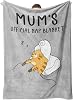 Mum Gifts for Mothers Day, Mum Birthday Gifts Blanket, Gift for Mother from Daughter or Son, Mummy Presents for Mother's Day, Christmas, Valentine's Day, Fluffy Blanket for Mum Grey
