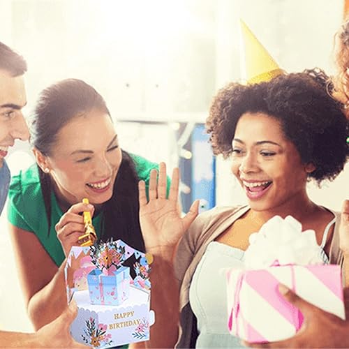 Miniatura 8 de ANXPTIME Ramo de flores, tarjetas emergentes 3D, tarjeta de felicitación de cumpleaños, tarjetas postales del día de la madre, regalo con sobre para