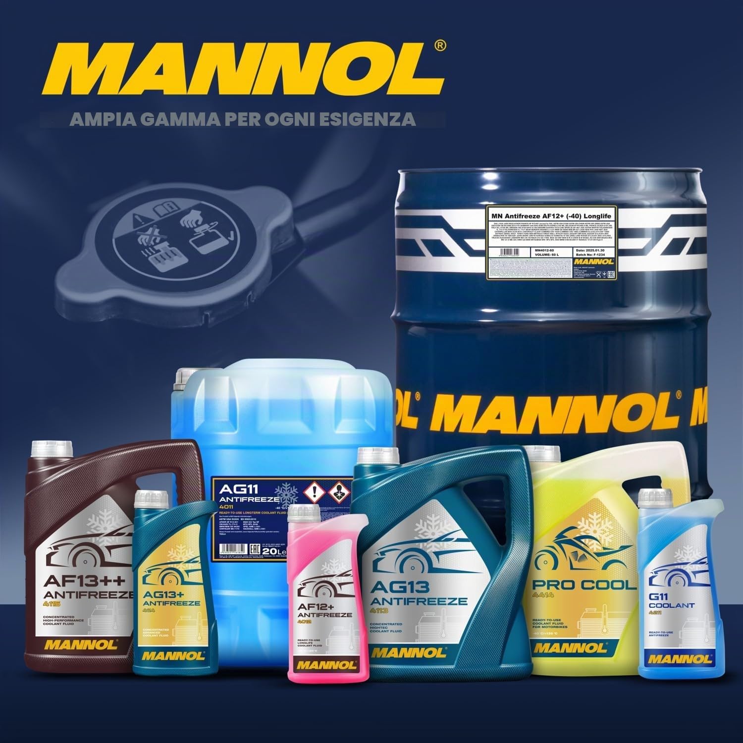 MANNOL Antifreeze AG11 (-40) Longterm 20 L