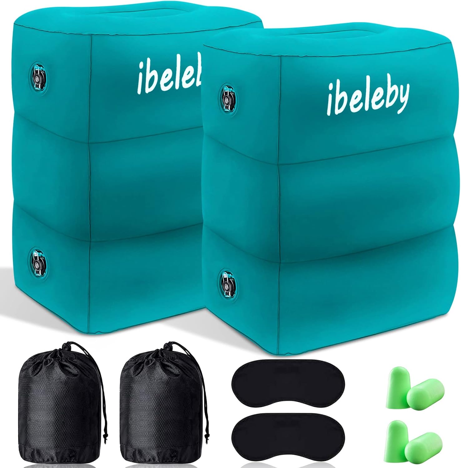 Zankie Aufblasbares Reisebett Für Baby - Mit Sicherheitsgurt & Handpumpe - Tragbares Flugzeugbett Für Reisen & Camping