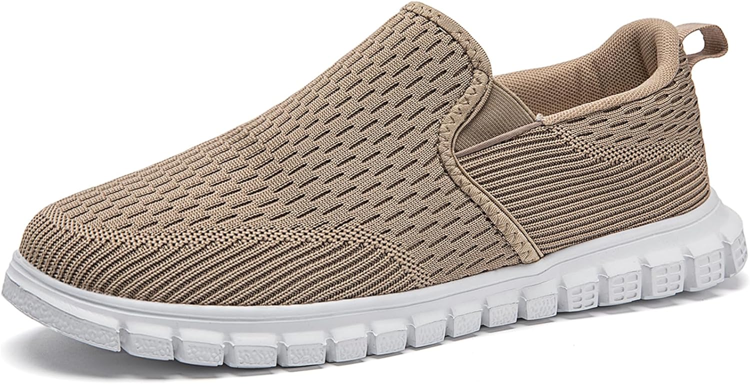 Men’s Slip On Shoes Loafers Casual Sneakers for Business Walking Boat Shoes Slipper Comfy Lightweight Non-Slip