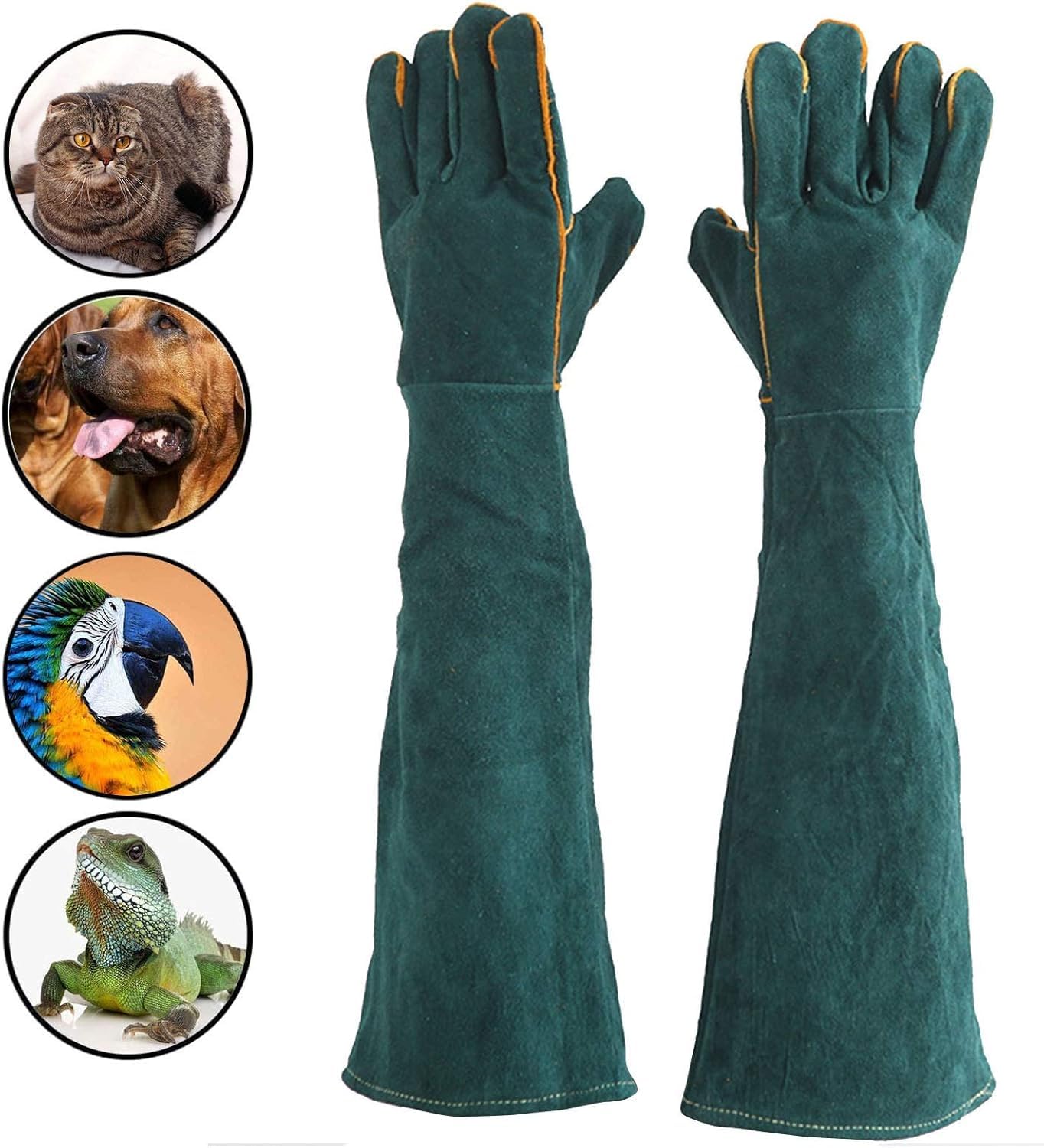 Guanti Protettivi Per Animali POPETPOP - Anti-Graffio E Anti-Morso, Per Cani, Gatti E Uccelli - Foto 2