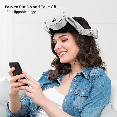 Miniatura 6 de ANNAPRO Battery Head Strap Compatible with Meta Quest 3SQuest 33S Xbox Edition, Elite Strap with 6500mAh Battery Fast Charging for Meta Quest 3S3