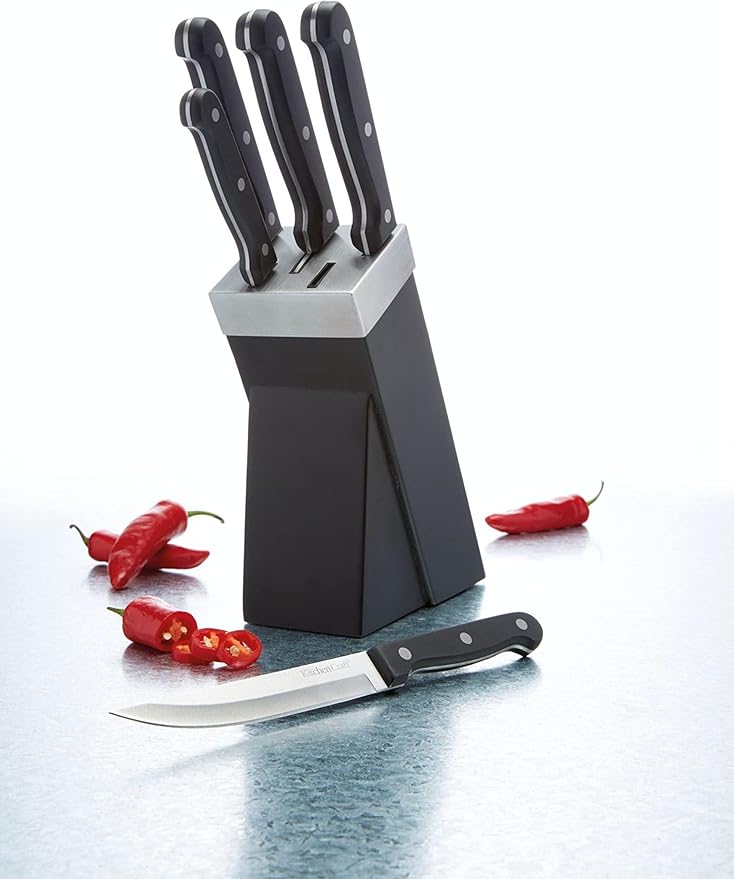 Set Cuchillos Cocina 5 Piezas Acero Inoxidable Base miniatura 10