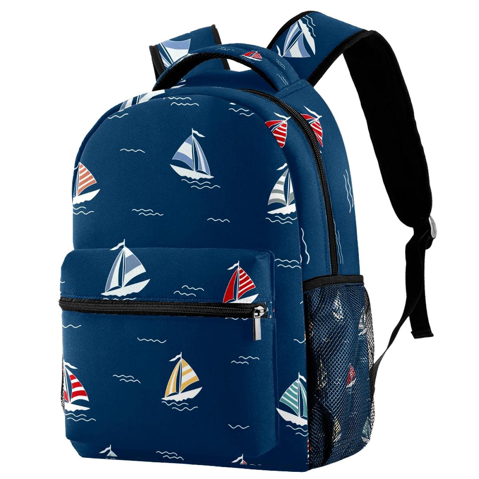 Sac à dos d'école pingouin multicolore pour ordinateur portable grand format - 7
