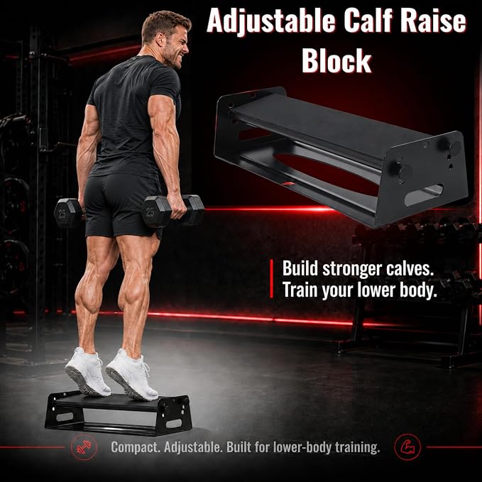 Calf Raise Block, Height & Angle Ajustable miniatura 2