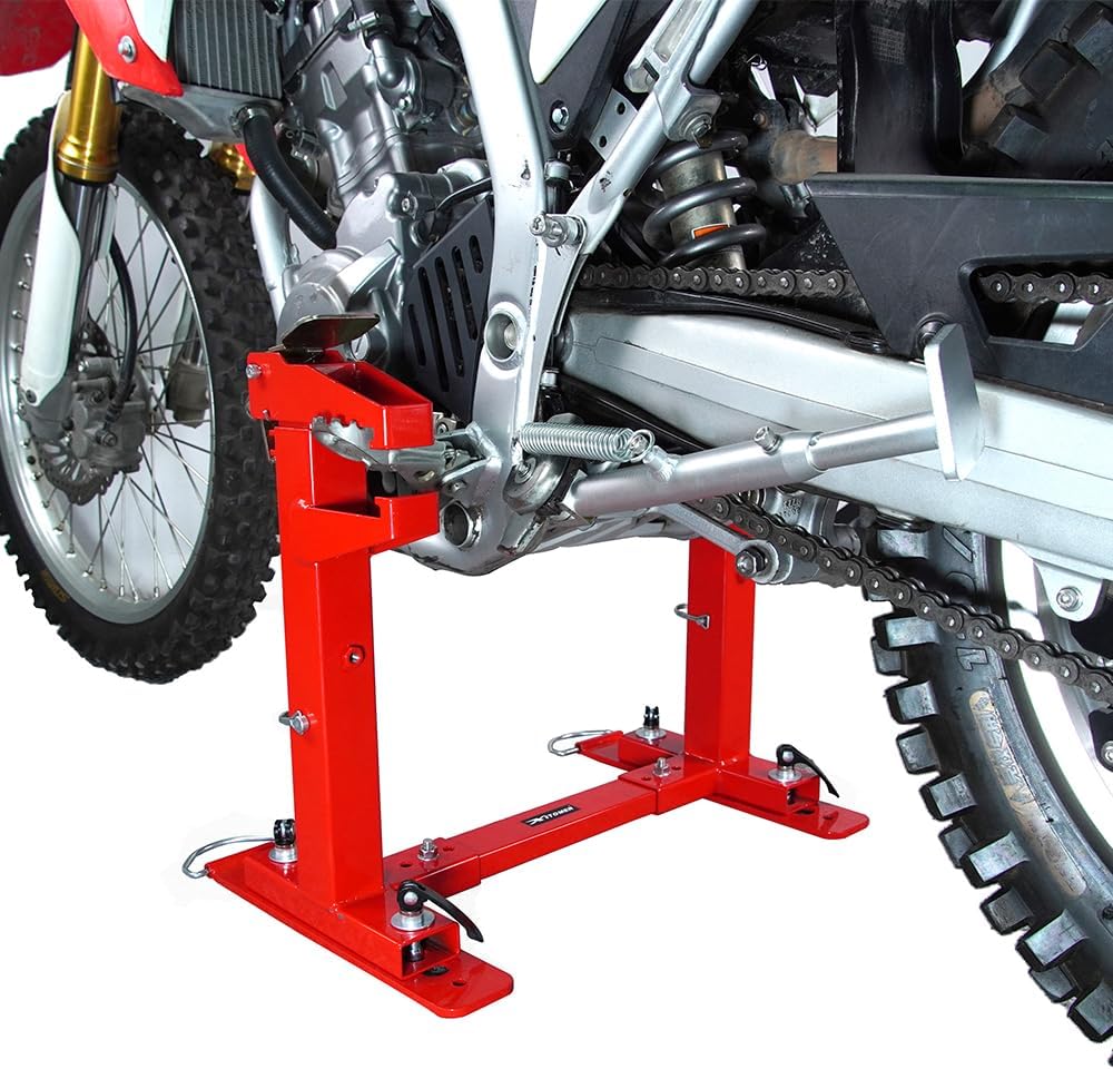 Xitomer Heavy Duty Trailer Garage Stand Quickload Transport System Hauler Fit For Motocross Enduro Bikes 125cc to 500cc, Truck Or Trailer Use, With Lock Pin And Quick Release Base Dirt Stand