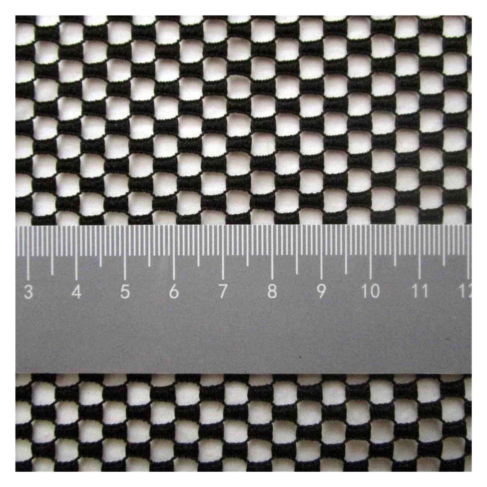 Tejido de malla para costura, Tela de malla bordada inelástica poliéster, multicolor, 90 cm x 145, for falda vestir(White,90cmx145cm)