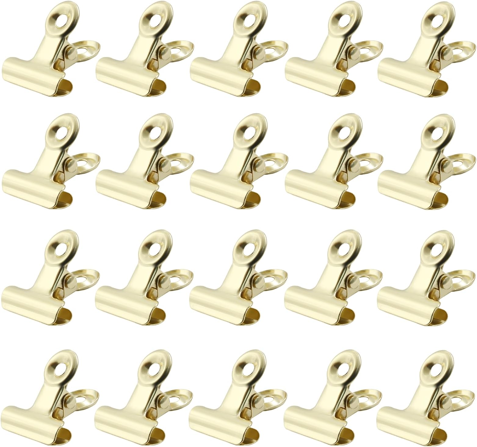 Amazon.com : Bonsicoky 30 Pcs Metal Bulldog Clips, Bull Binder Paper ...