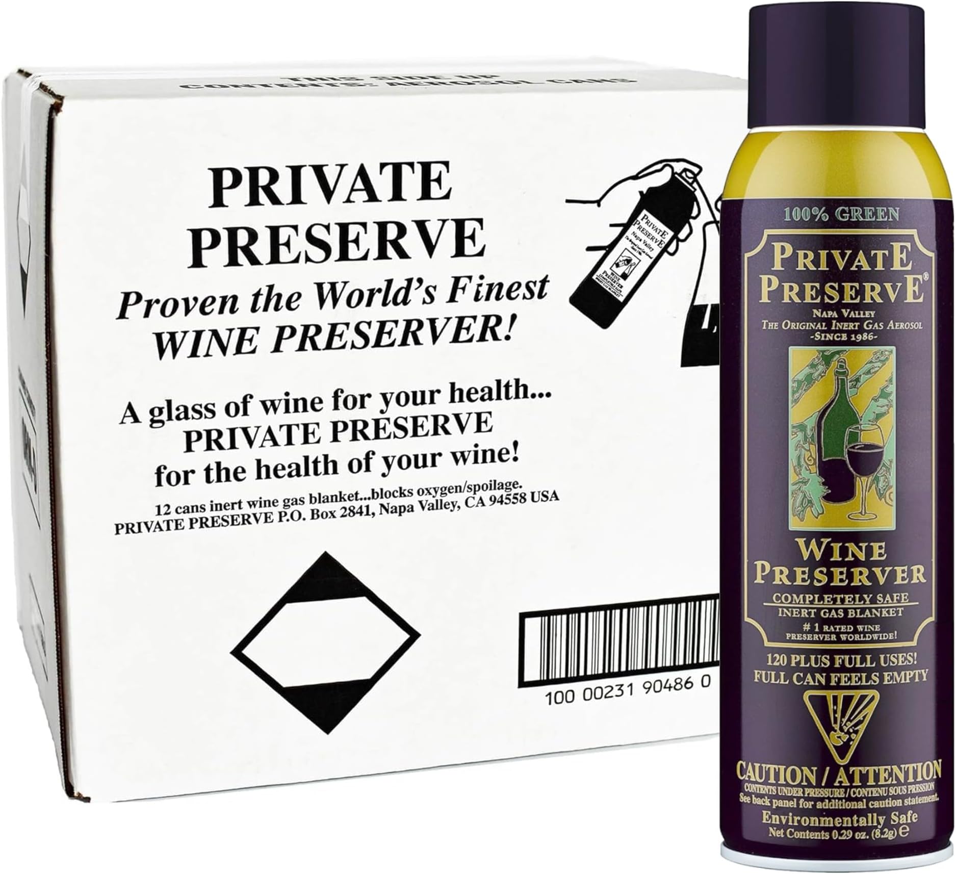 Private Preserveprivate conservation du vin conservation System- affaire Pack 12 canettes