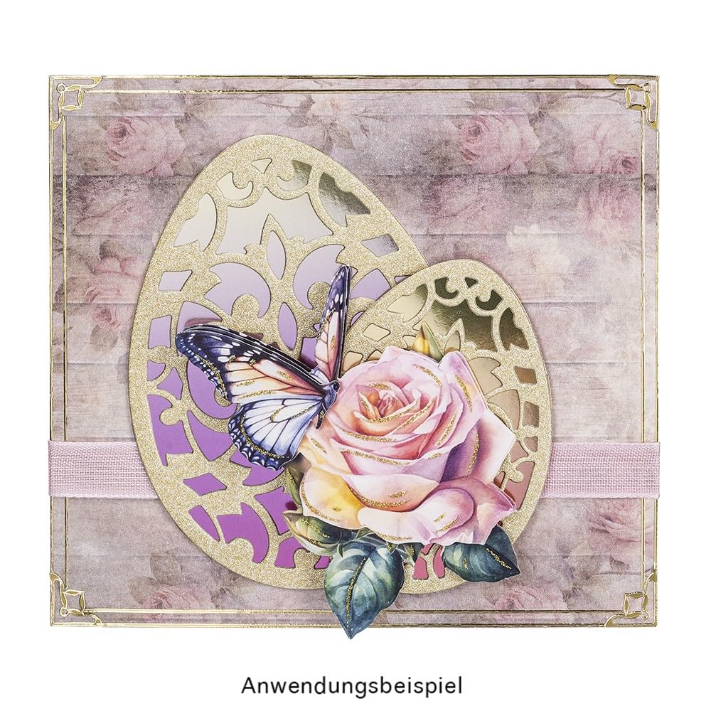 Ideen mit Herz Cartulina de espejo, autoadhesiva, papel metálico, lámina adhesiva, papel para manualidades metálico, 20 hojas, DIN A4, 200 g/m² (degradado)