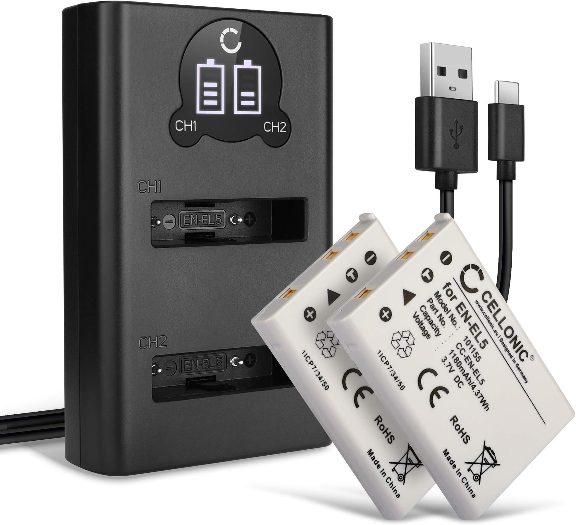 CELLONIC, Batterie pour Caméra, Compatible avec Kodak LB-060, PIXPRO