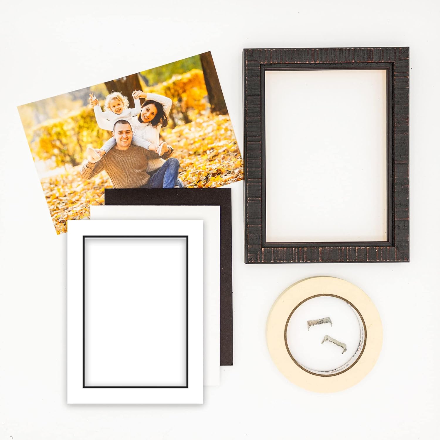 13x19 White Double Mat for 11x14 Image - White on Black Double Mat Picture Matboard for Frames Measuring 13 x 19 Inches - Bevel Cut Matte to Display Art Measuring 11 x 14 Inches - ONE MAT