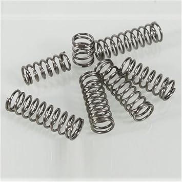 Compression Spring Extension Spring Compression Spring Compression Spring Release Spring Return Spring Wire Diameter 0.2mm, Outer Diameter 2mm(5mm (10Pcs))
