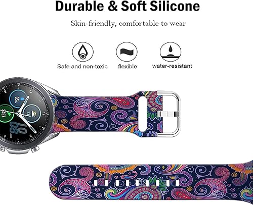 Miniatura 3 de Correas de reloj de dibujos animados compatibles con Samsung Galaxy Watch 1.811 in/Galaxy Watch 3 1.772 in/Samsung Gear S3 Frontier/Classic Strap