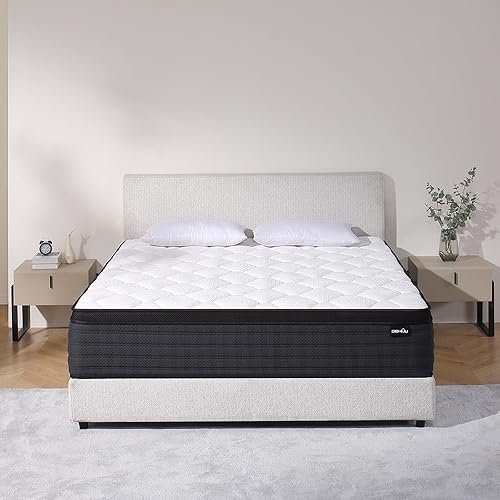 Full Size Mattress, 14 Inch Hybrid Memory Foam Full Mattress in a Box, Medium, Pressure Relief, CertiPUR-US