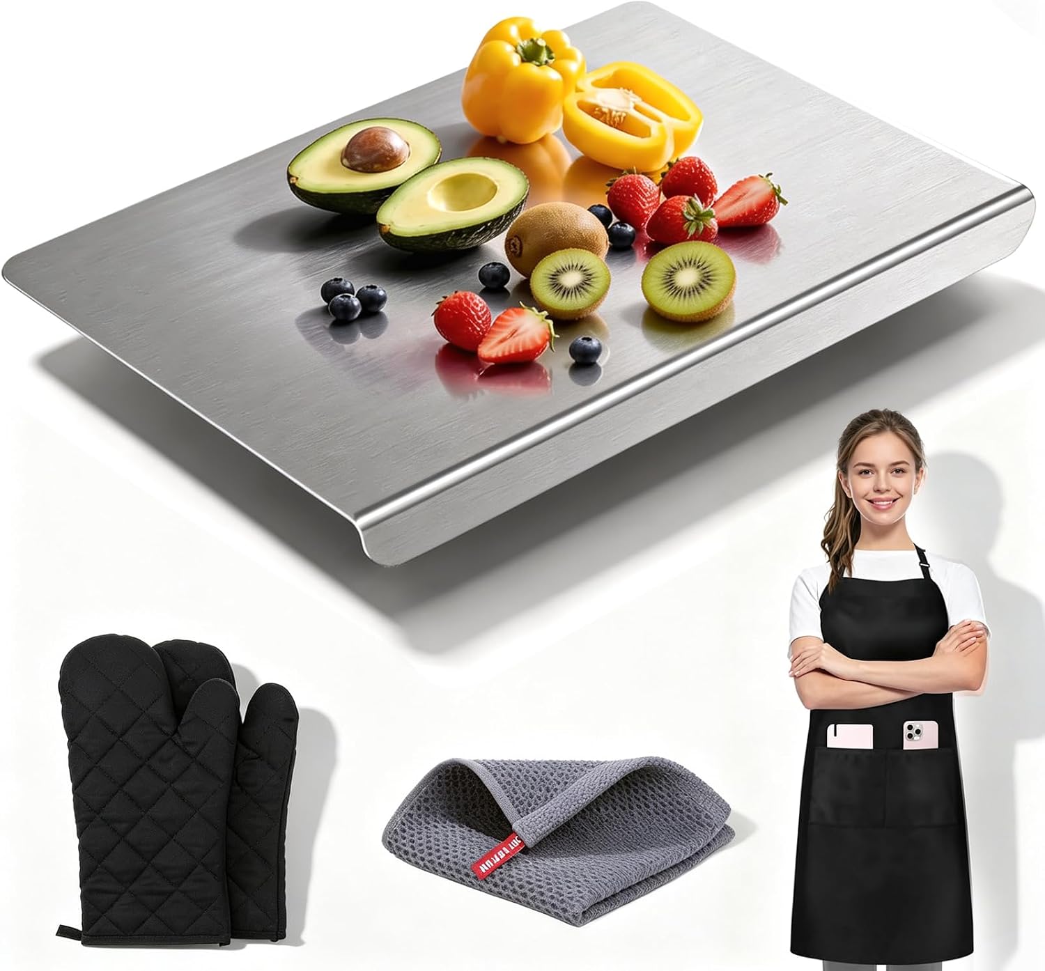Titanium Cutting Board for Kitchen,100% kitchen titanium cutting board