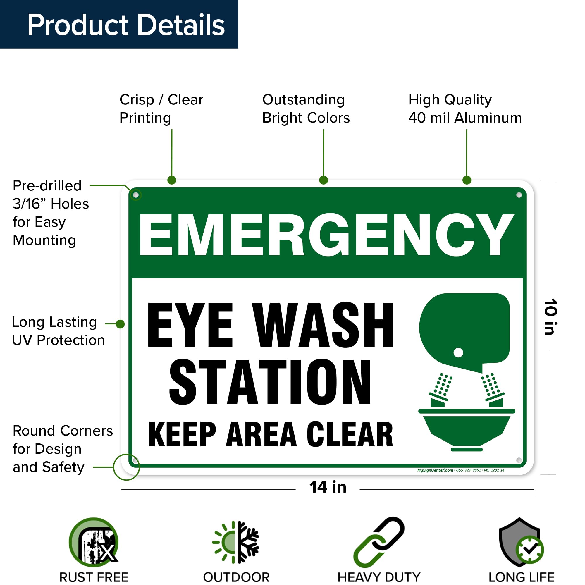 amazon-com-emergency-eye-wash-station-keep-area-clear-sign-10x14-inches-rust-free-040-aluminum-fade-resistant-made-in-usa-by-my-sign-center-industrial-scientific for Free Printable Eye Wash Station Sign Amazon.com: Emergency Eye Wash Station Keep Area Clear Sign, 10x14 Inches, Rust Free .040 Aluminum, Fade Resistant, Made in USA by My Sign Center : Industrial & Scientific for Free Printable Eye Wash Station Sign