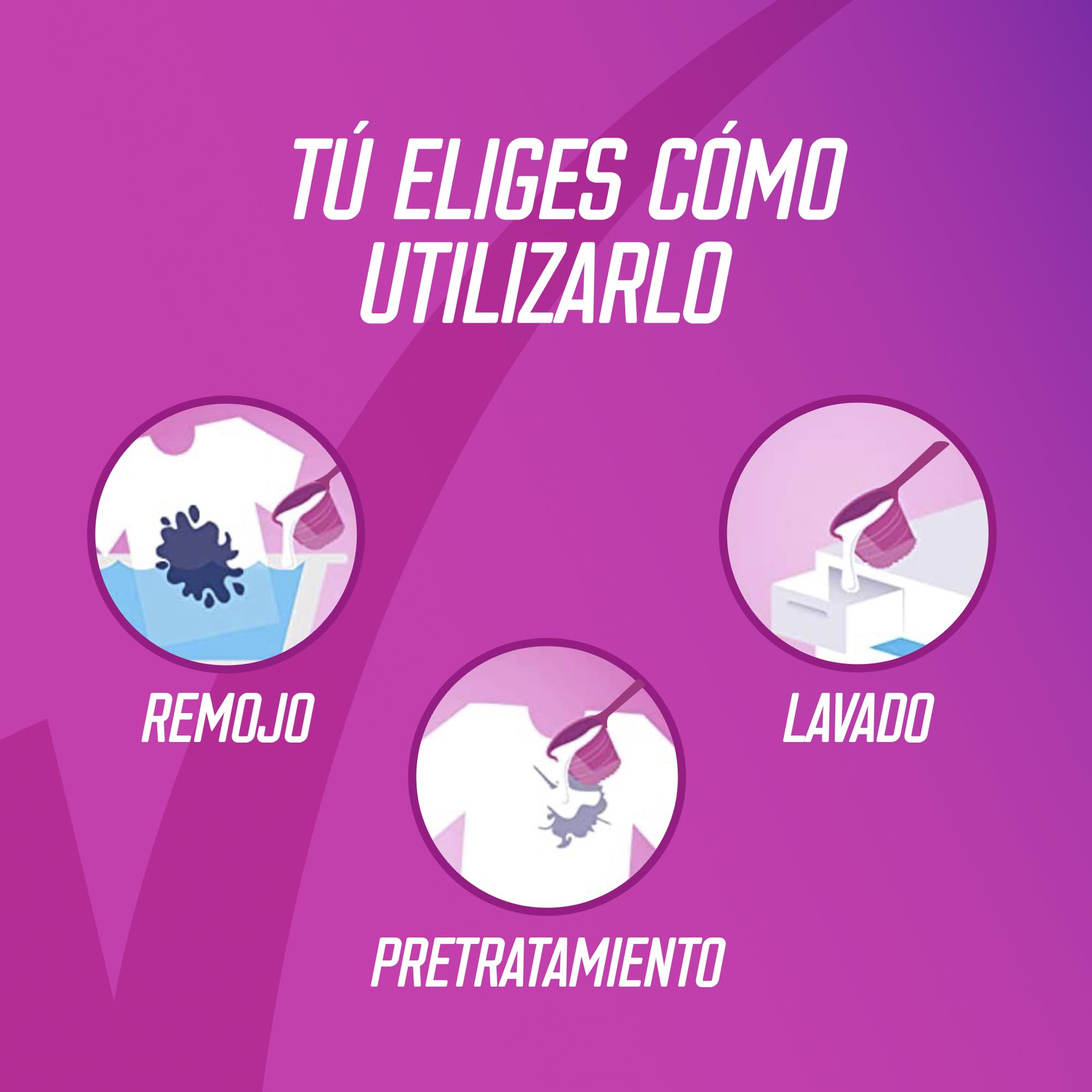 Vanish Oxi Action Multipoder - Quitamanchas multibeneficio para la ropa, En Polvo, Sin Lejía 400gr, El emabalaje puede variar — view 7