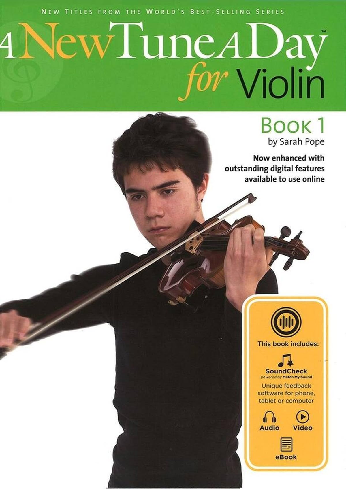 New Tune A Day for Violin - Book 1 | Beginner Method Book with Audio CD | Violin Sheet Music Tutor for Students, Teachers and Self Study | Progressive Technique Reading Skills and Practice Resource