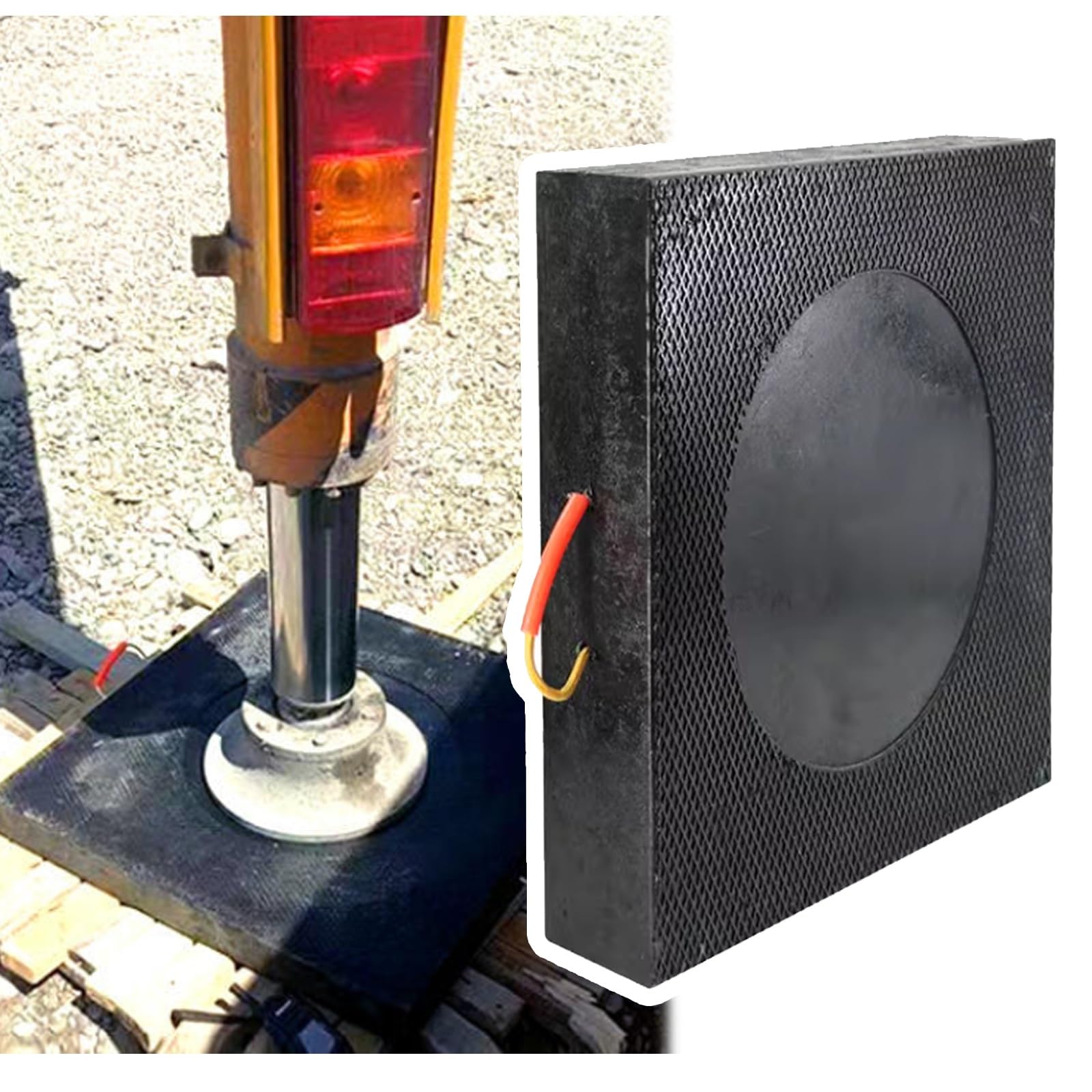 Patins d'atterrissage empilables pour depanneuses et camions-nacelles
