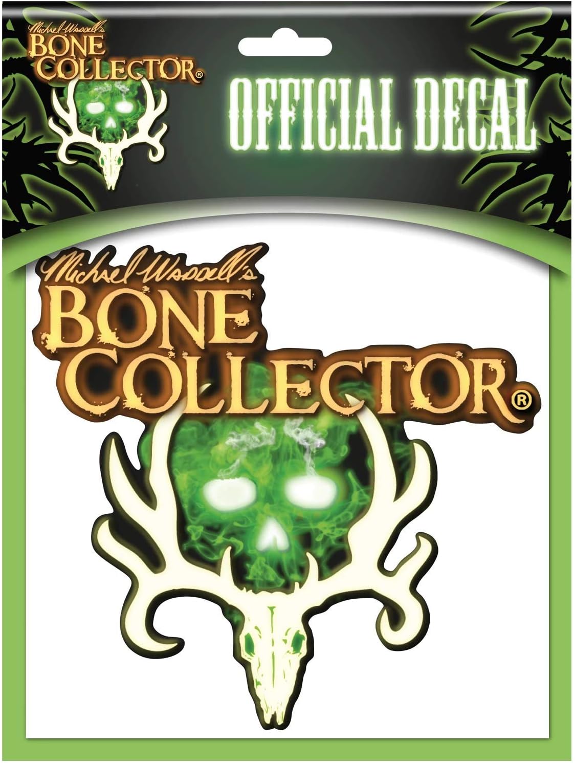 Bone Collector Decal | Original Logo | 6 ", Green, 6"