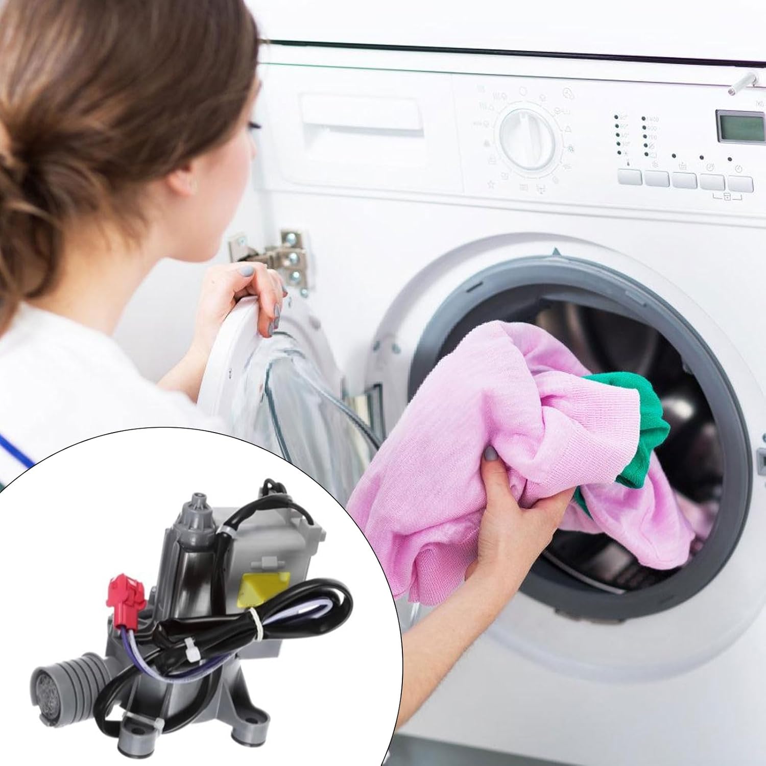 Drain Pumps Accessory Maintenance Spare Part Repair Efficient Water Drainage Washer Suitable For Washer