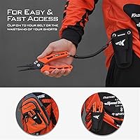 Vista 5 de KastKing Cutthroat - Alicates de pesca de 7 pulgadas con anillo dividido, herramientas de pesca de acero inoxidable 420, equipo de pesca resistente