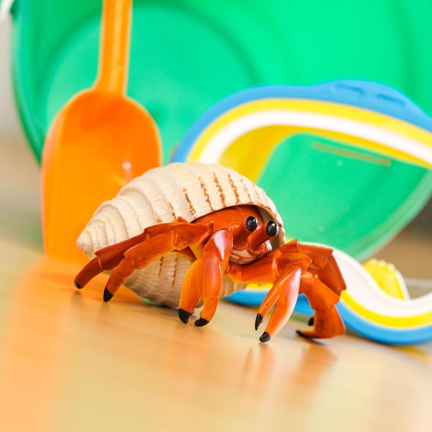 Safari Ltd. Hermit Crab Figurine - Detailed 4.5" Model Figure - Educational Toy for Boys, Girls, and Kids Ages 18M+