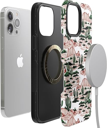 Miniatura 162 de Casely Funda para iPhone 13 Pro Max Jardín dorado Floral de girasol amarillo Compatible con MagSafe Diseño protector audaz Jardín Dorado