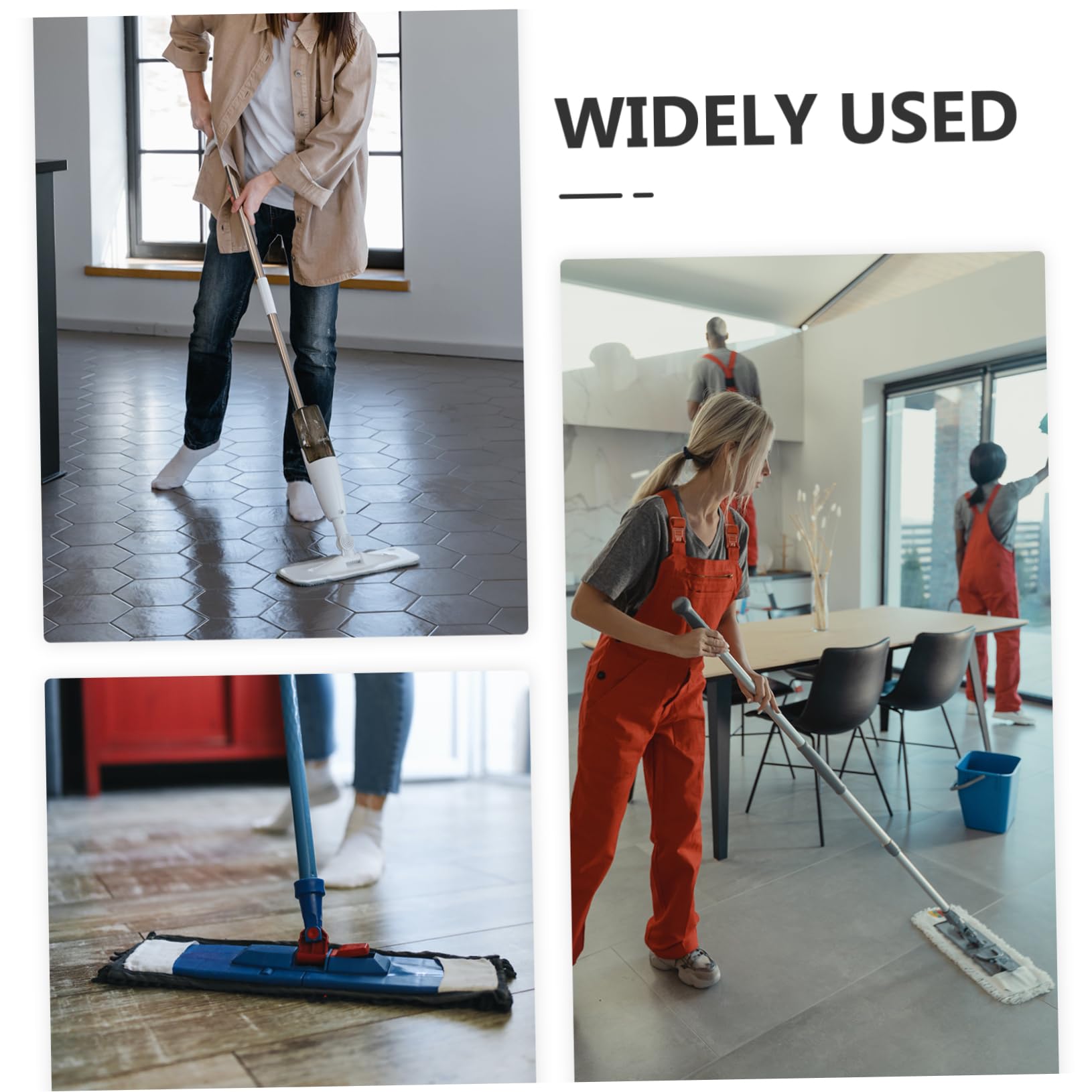 Sprüh Mop 350ml Edelstahl Bodenwischer mit Wassertank