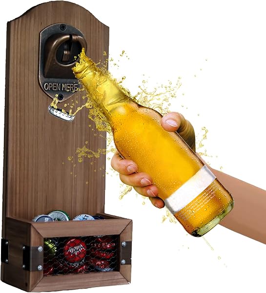 ZONSUSE abrebotellas de pared con colector 30cm