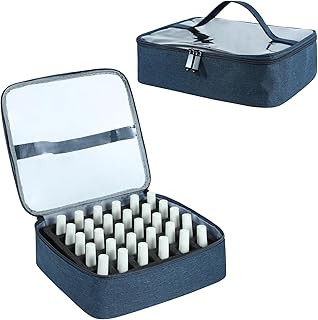 Organizador de esmalte de uñas de 30 ranuras,...