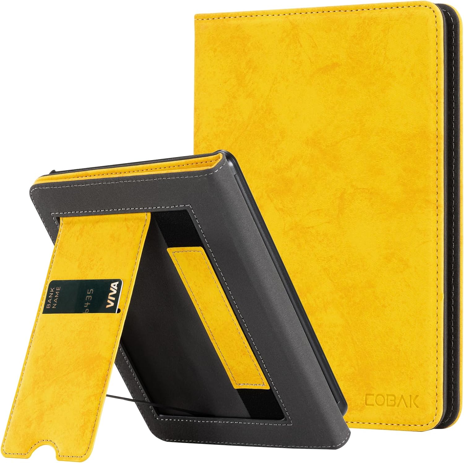CoBak Kindle Paperwhite Case With Stand - PU Leather Cover For 11th Gen